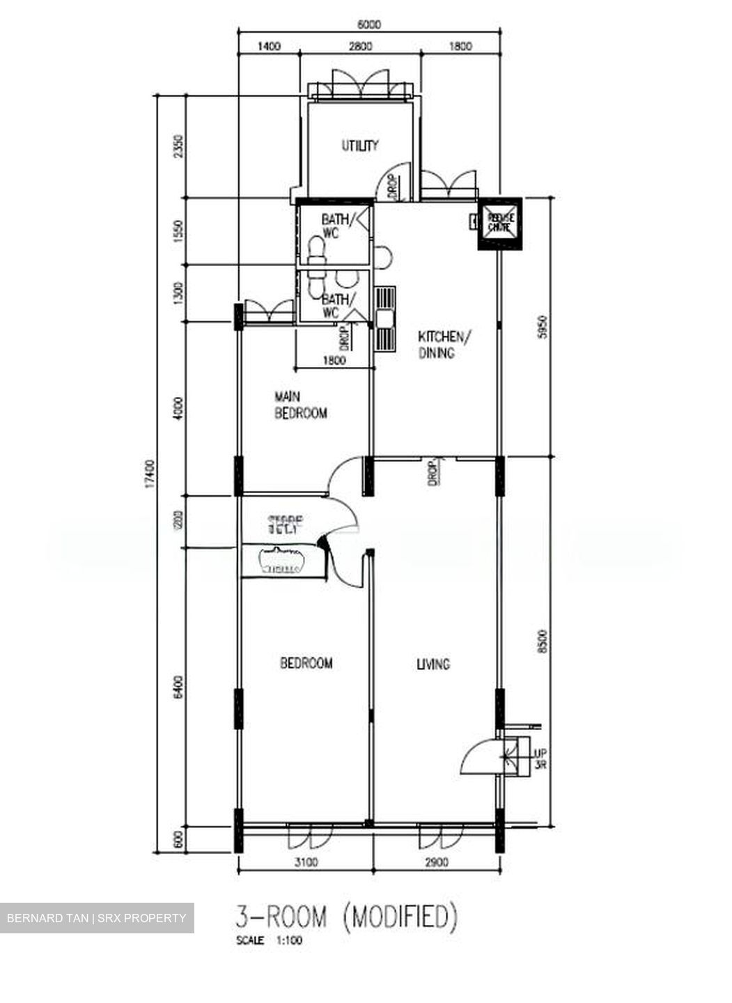 Blk 30 Marsiling Sapphire (Woodlands), HDB 3 Rooms #582471151